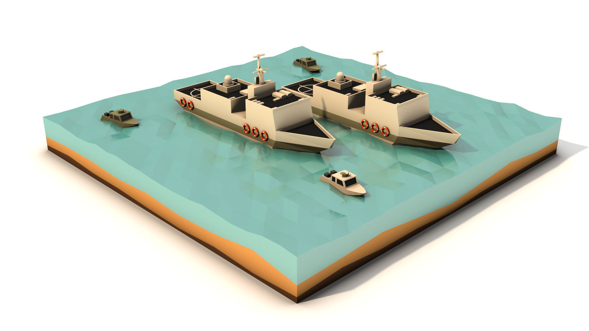 Polygon Military Combo Pack Low-poly 3D model_14