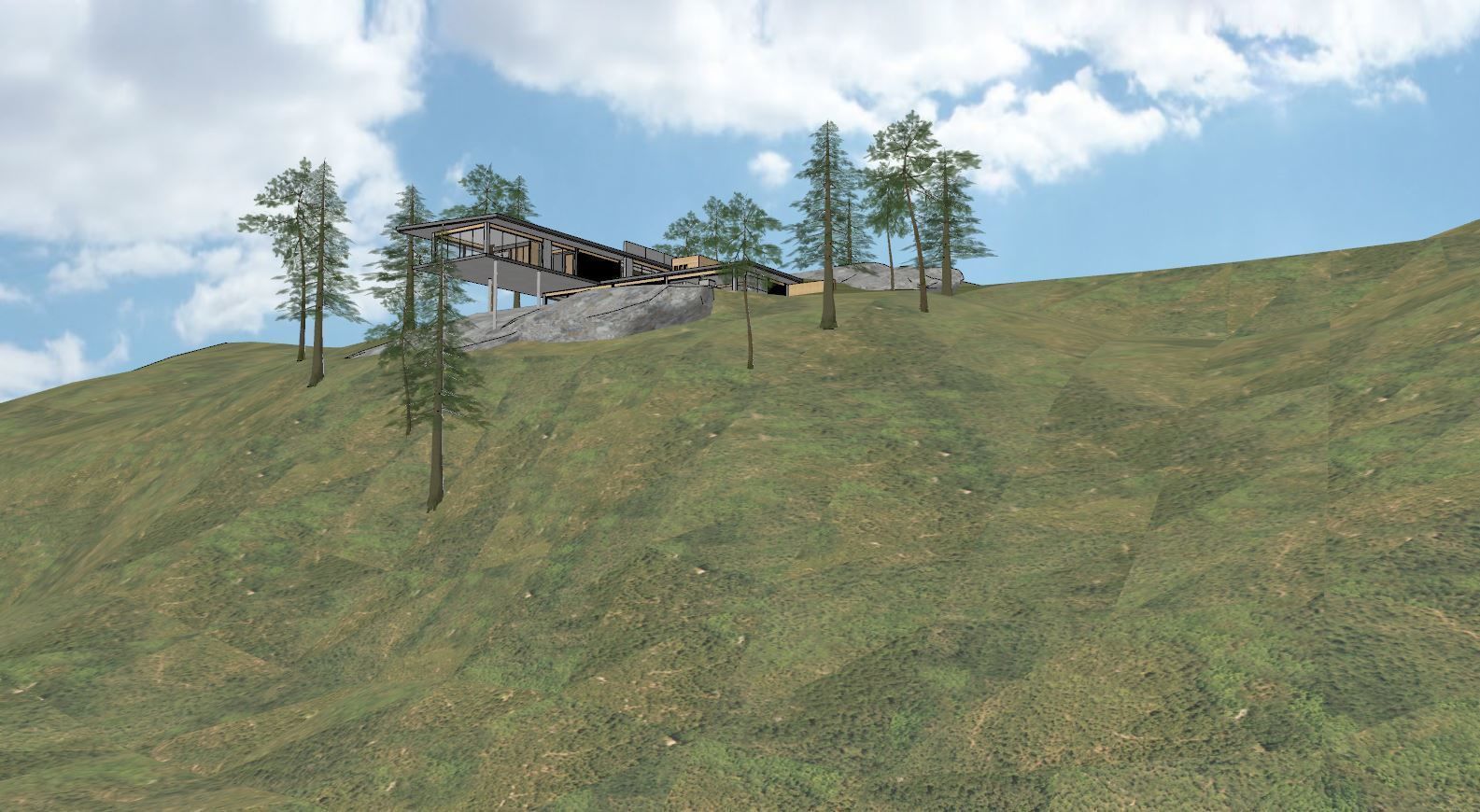 Mountain Villa Sketchup 3D model_26