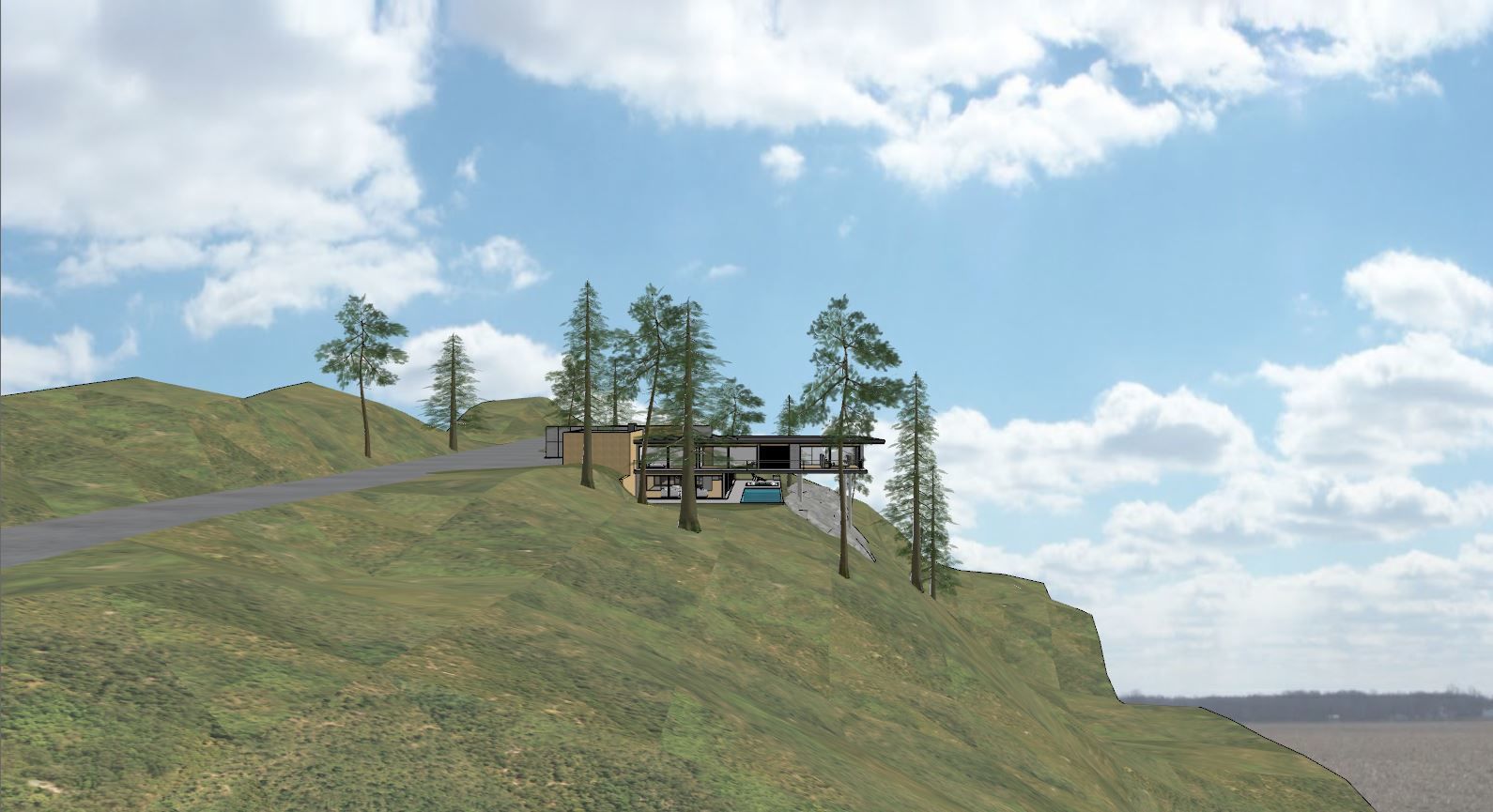 Mountain Villa Sketchup 3D model_25