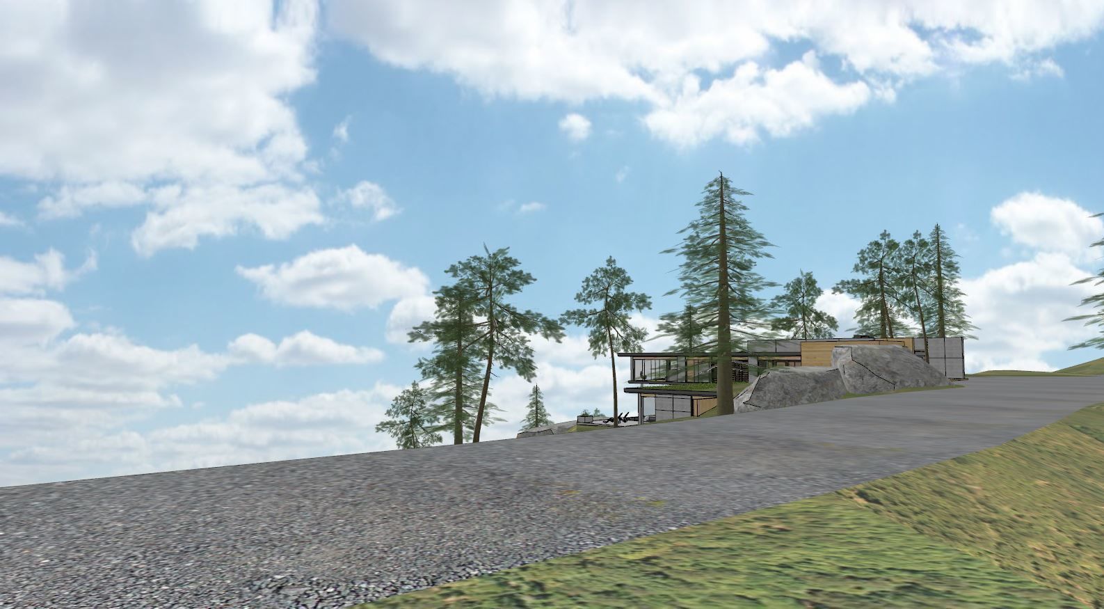 Mountain Villa Sketchup 3D model_30