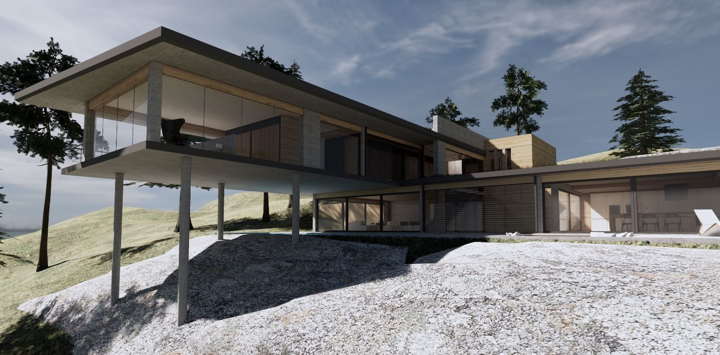 Mountain Villa Sketchup 3D model_44