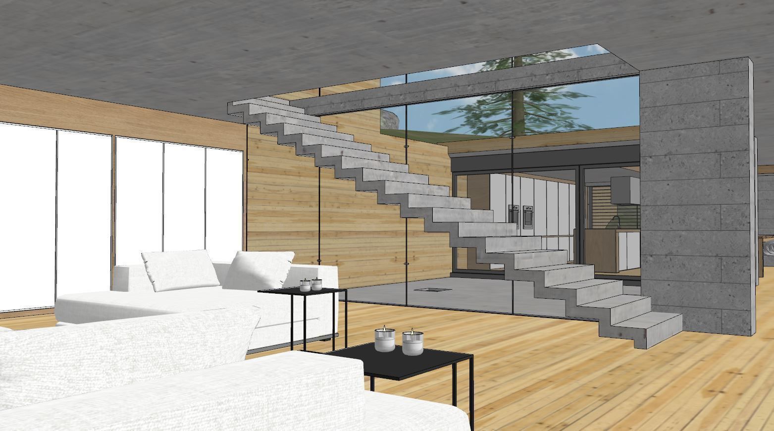 Mountain Villa Sketchup 3D model_59