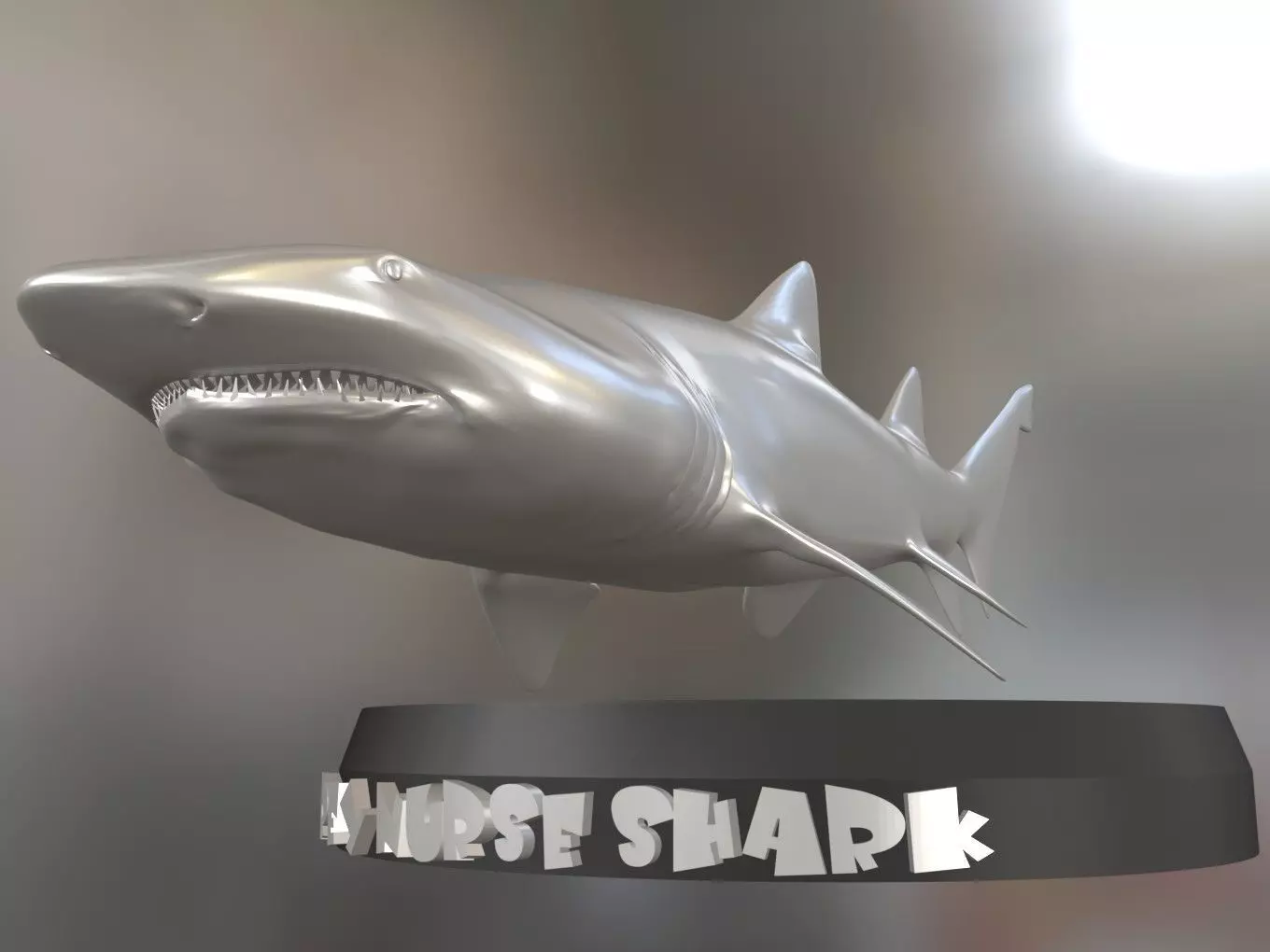 Grey Nurse Shark Printable 3D print model_0