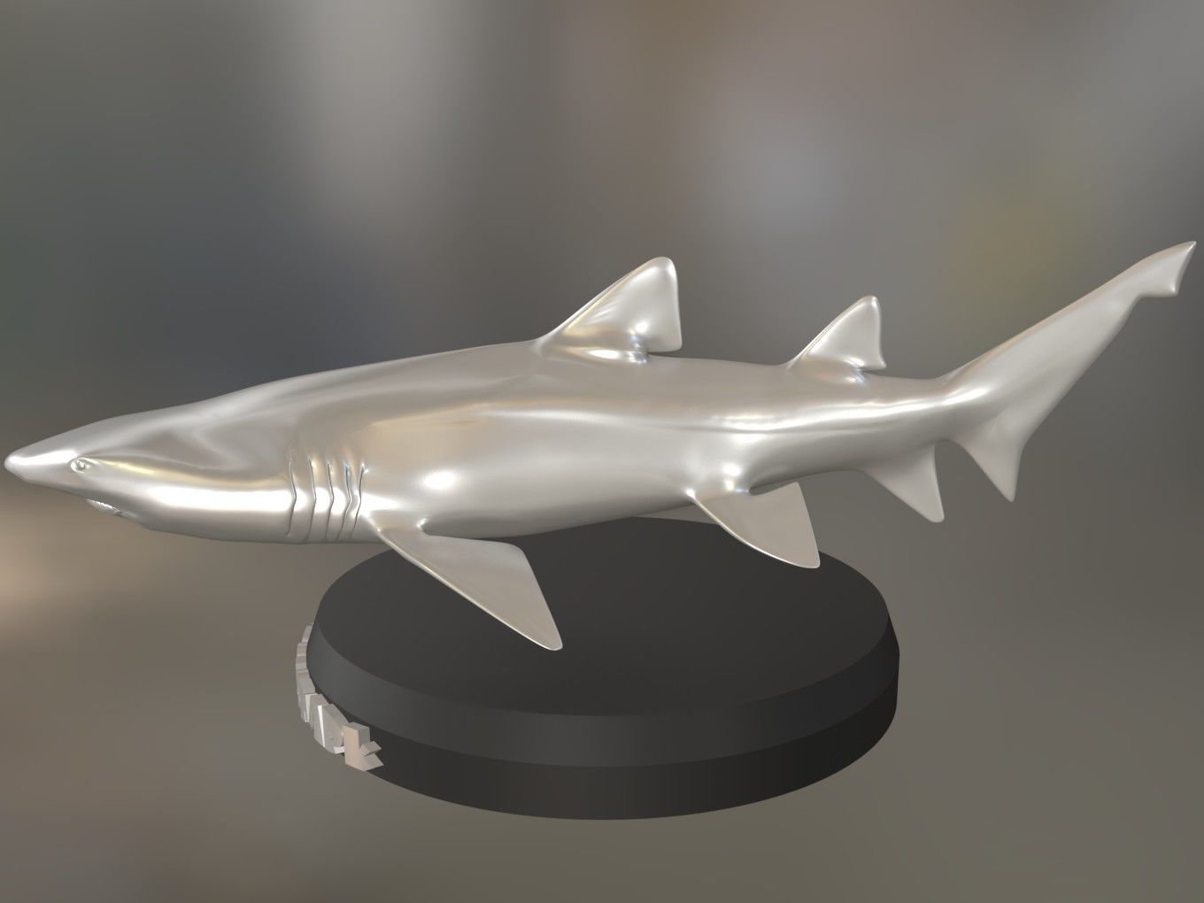 Grey Nurse Shark Printable 3D print model_2