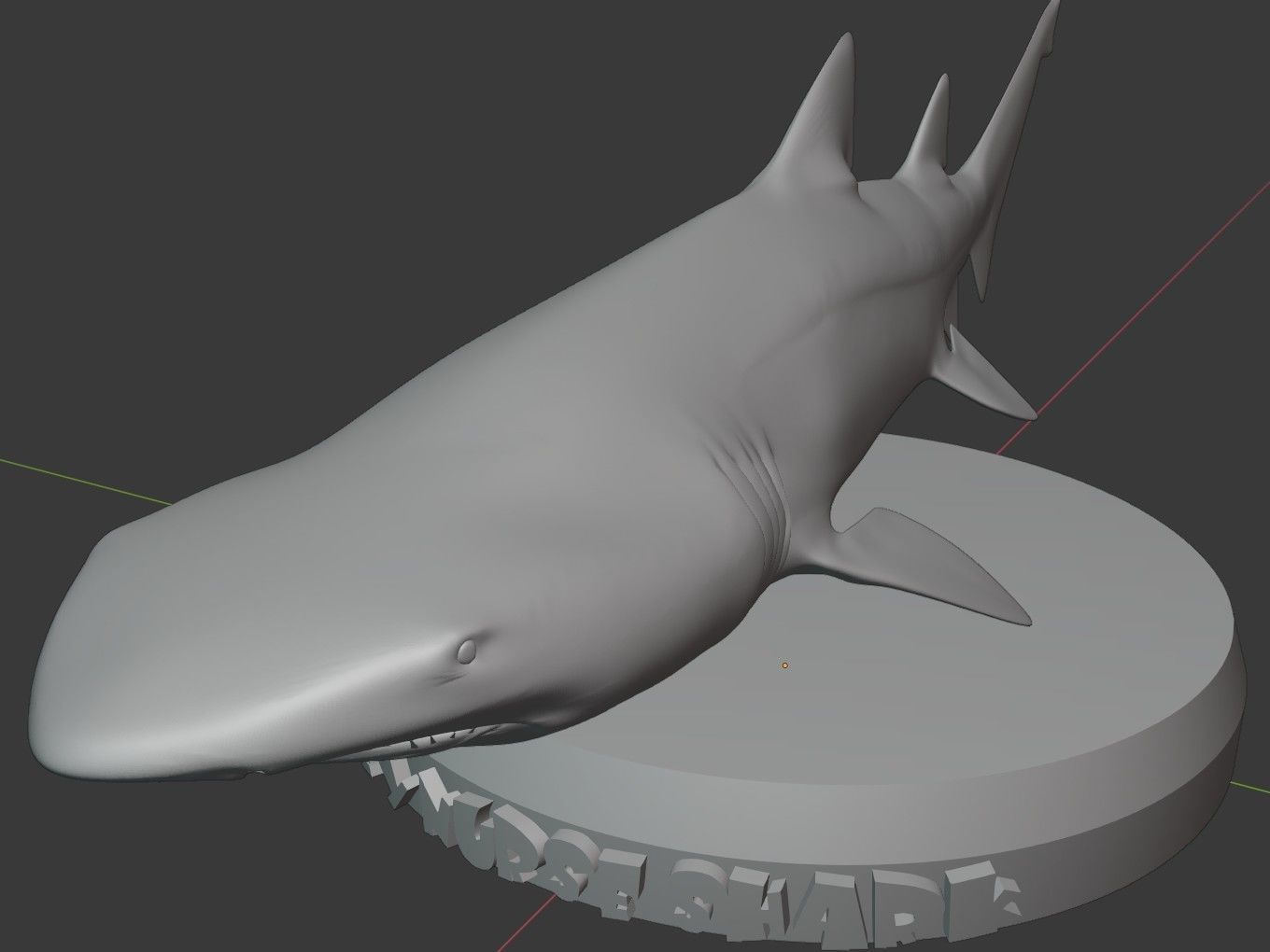 Grey Nurse Shark Printable 3D print model_10