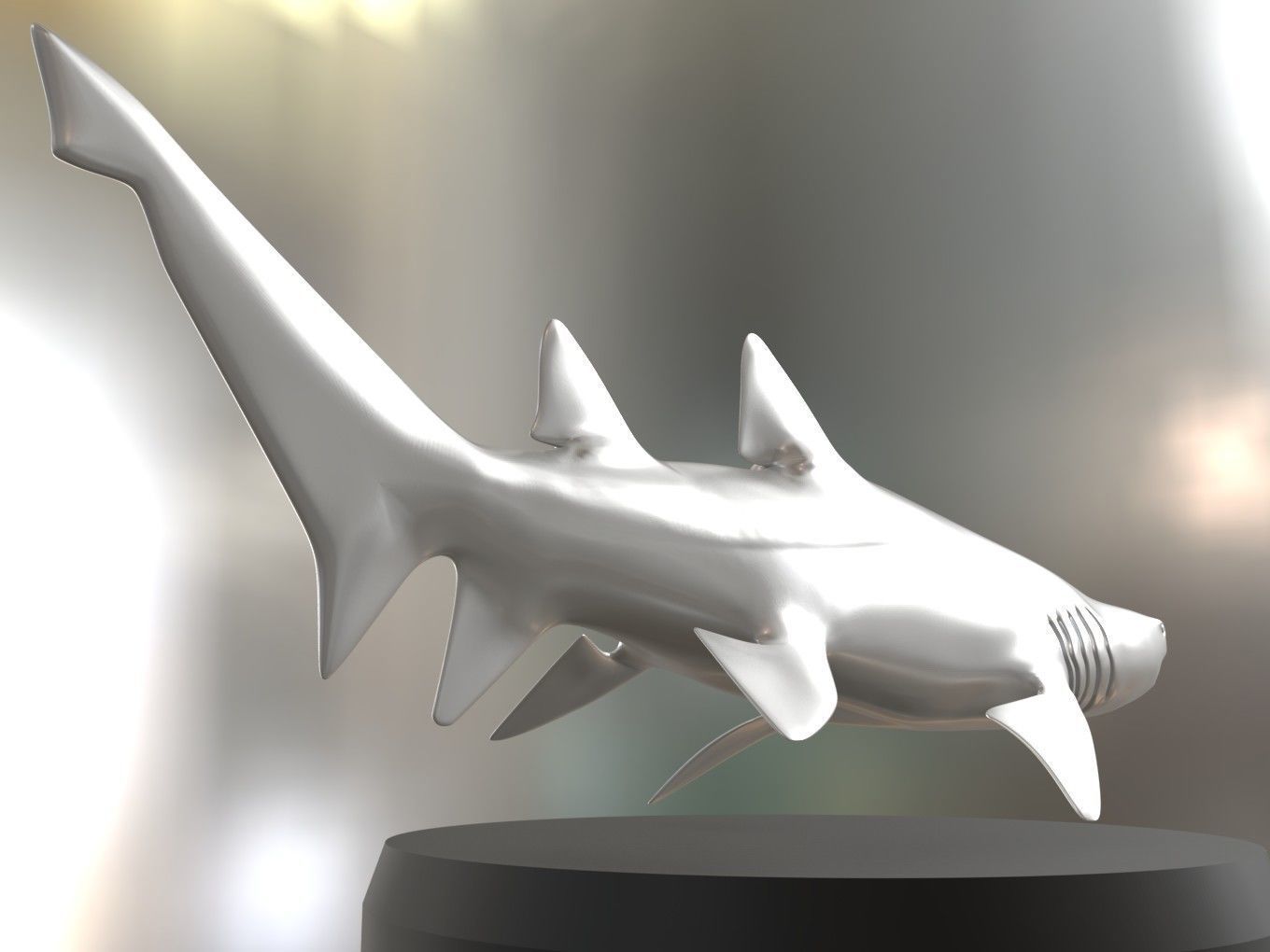 Grey Nurse Shark Printable 3D print model_4