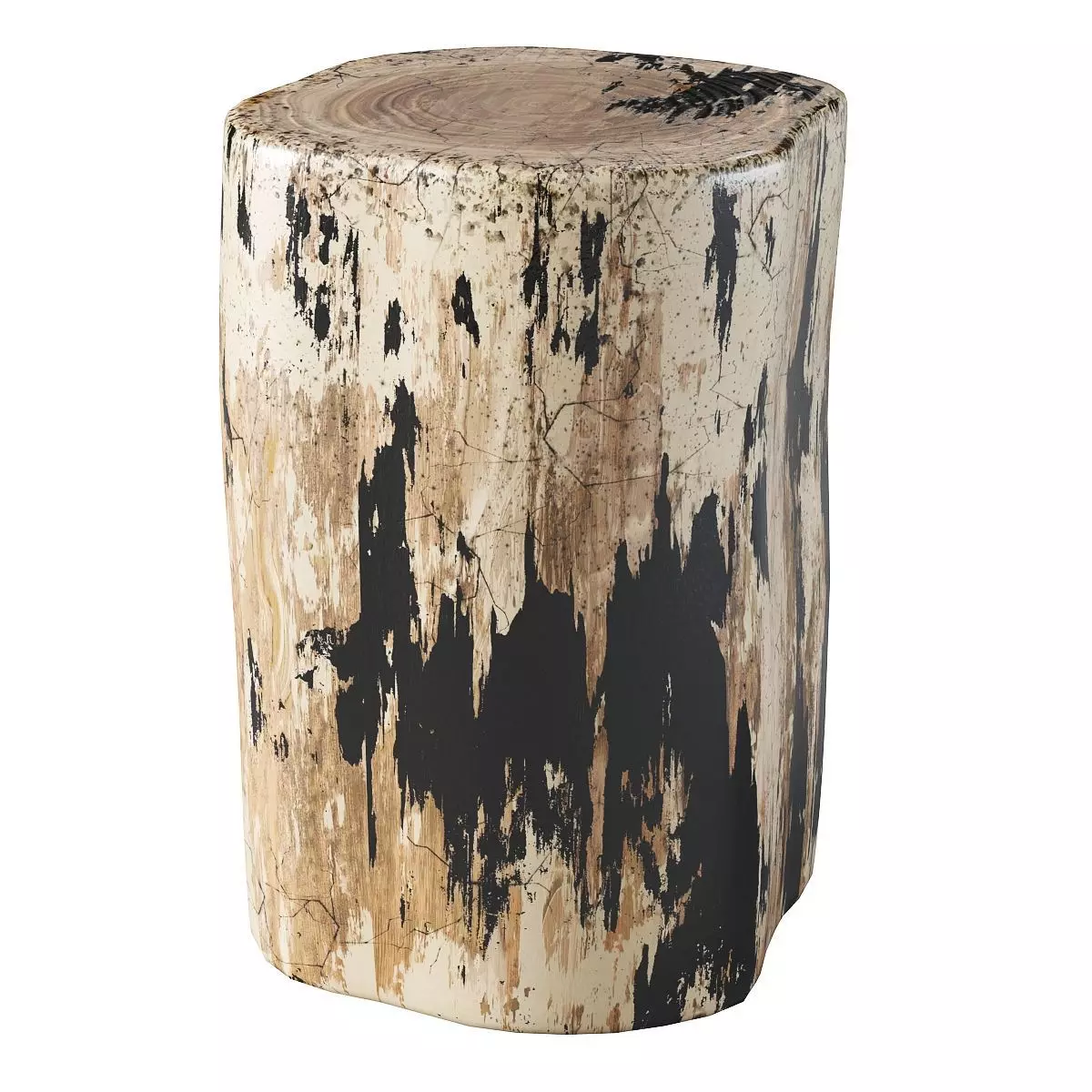 Petrified Log Stool 2nd 3D model_0