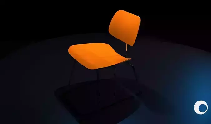 chair orange