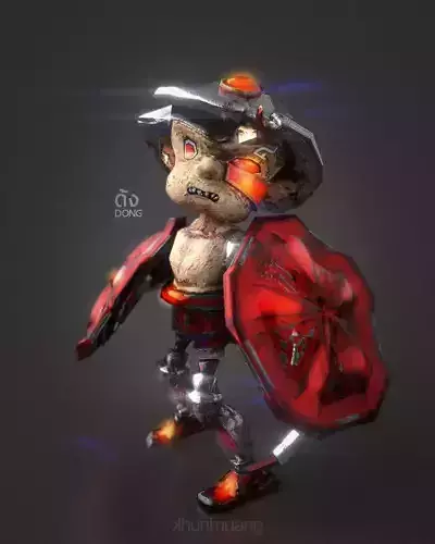 Character design Designed from a Thai ghost