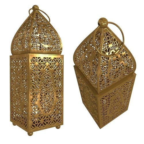 Moroccan Table Lantern 3D model