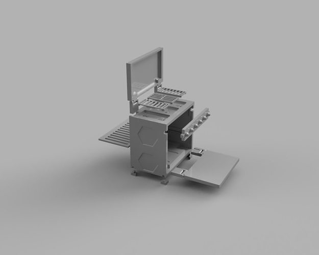 Oven or  Stove 3D print model