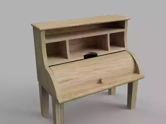 Roll Top Desk 3D print model