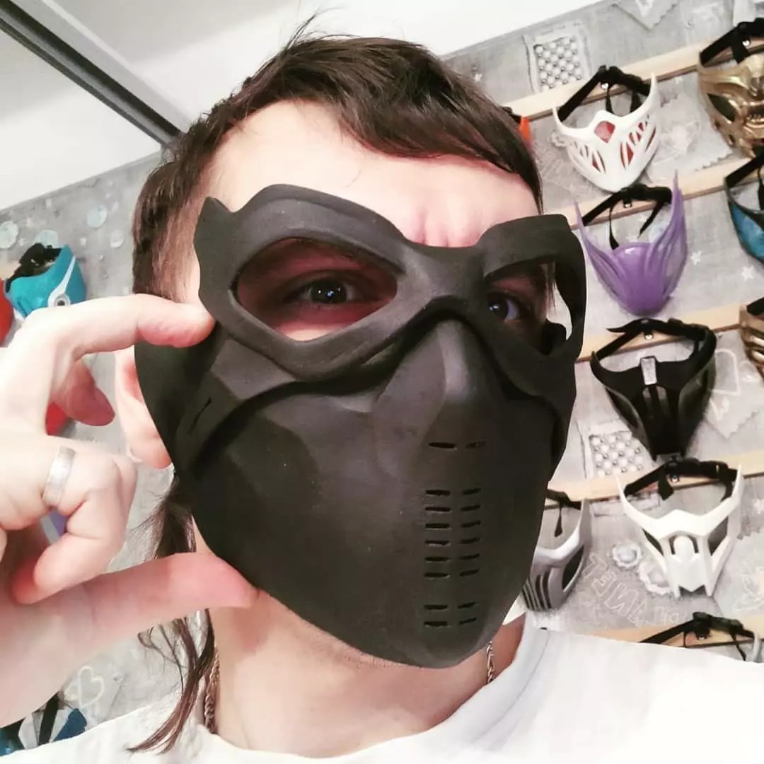 Winter Soldier mask 3D print model_0