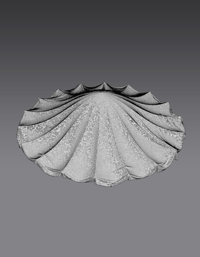 umbrella style 6 Low-poly 3D model_10