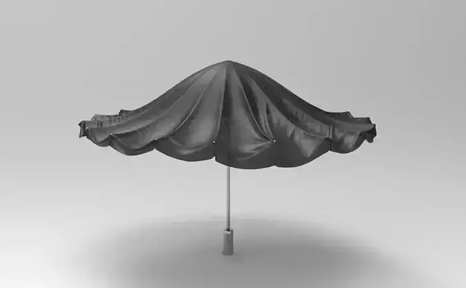 umbrella style 8 Low-poly 3D model