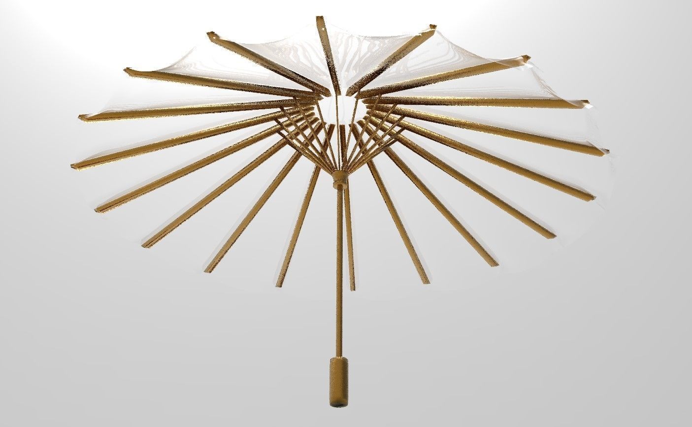 umbrella style 13 Low-poly 3D model_6