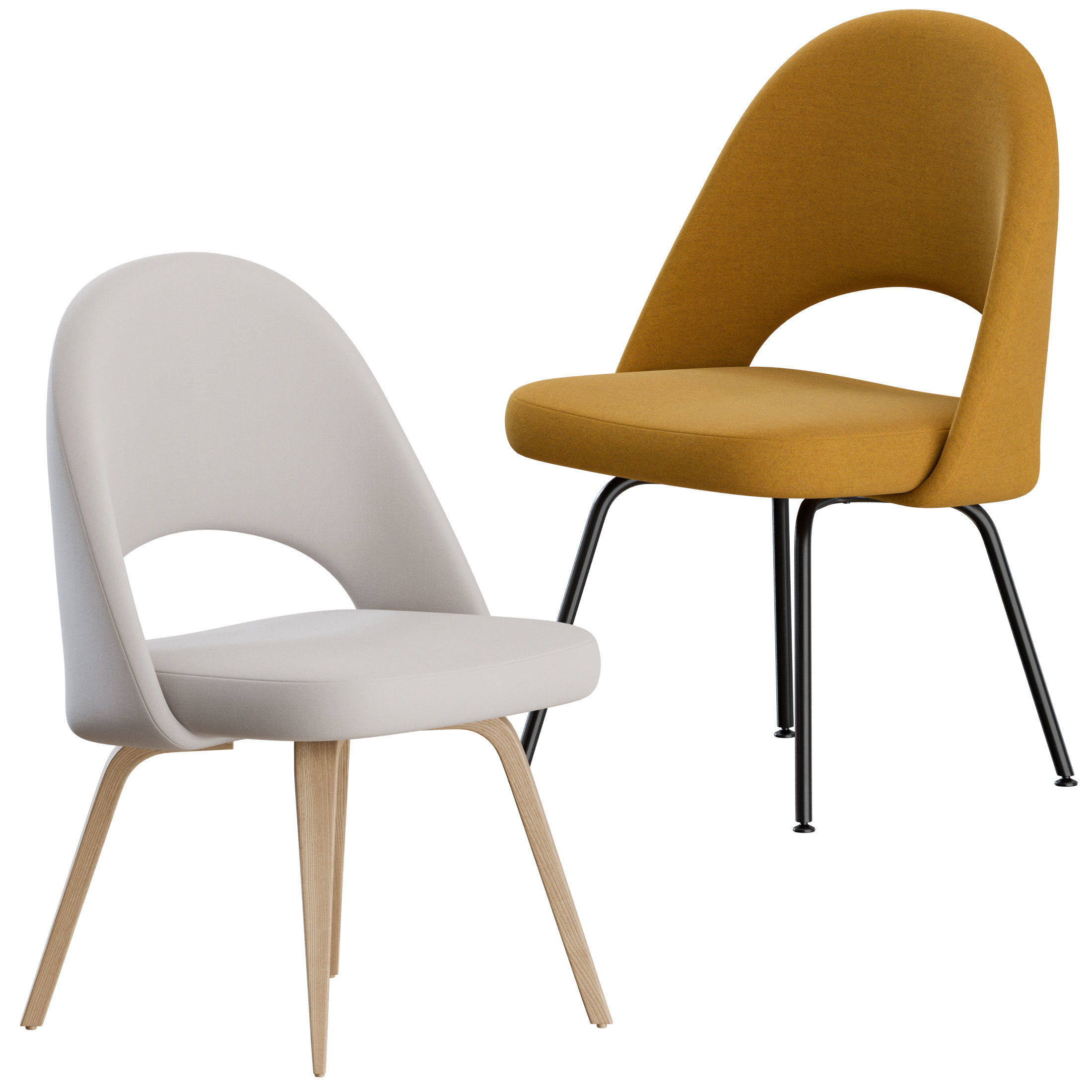 Saarinen Executive Chair by Knoll 3D model_1