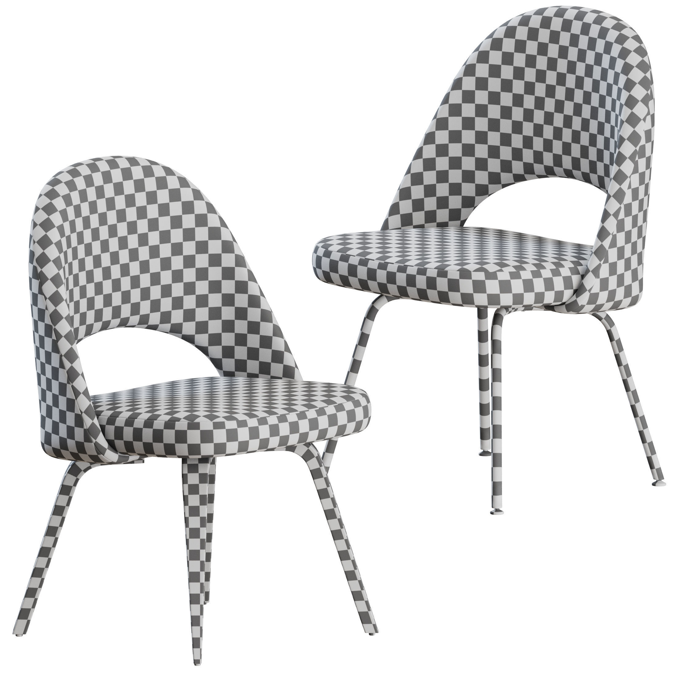 Saarinen Executive Chair by Knoll 3D model_2