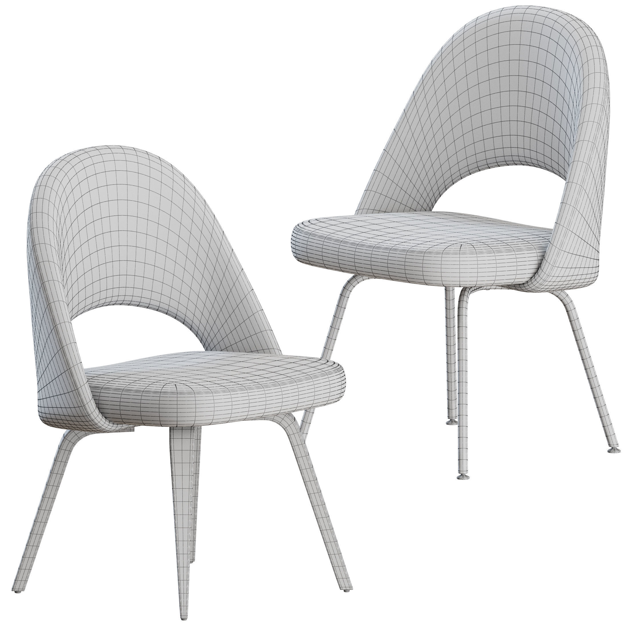 Saarinen Executive Chair by Knoll 3D model_3