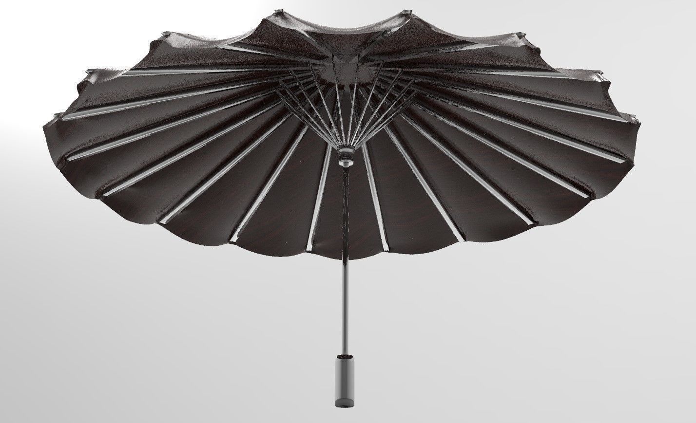 umbrella style 17 Low-poly 3D model_5