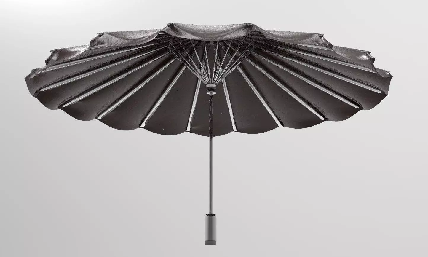 umbrella style 17 Low-poly 3D model_0