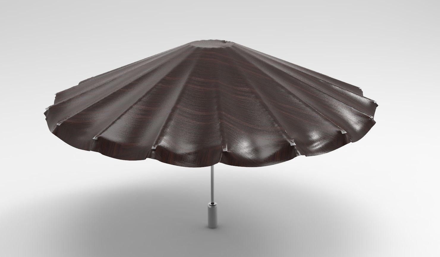 umbrella style 17 Low-poly 3D model_3