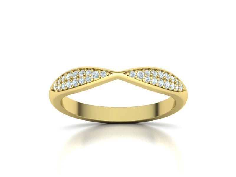 Bridal Set 3dmodels Half Carat Stone 3D Model Collection_23