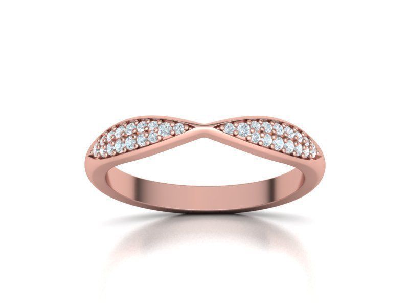 Bridal Set 3dmodels Half Carat Stone 3D Model Collection_21