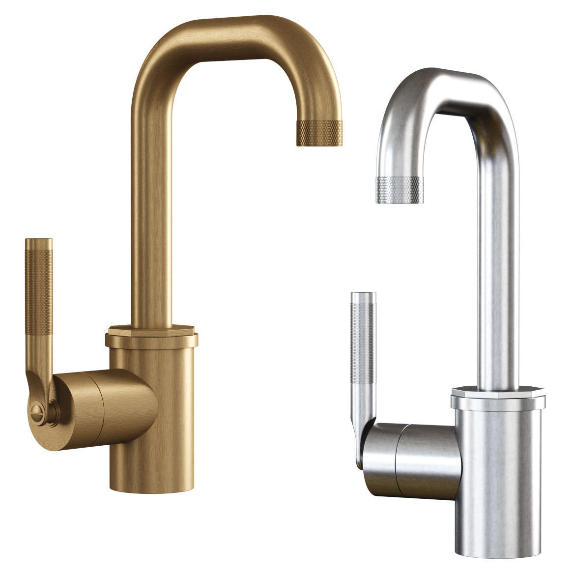 Landmark pure Single lever basin mixer by Samuel Heath  3D model_4