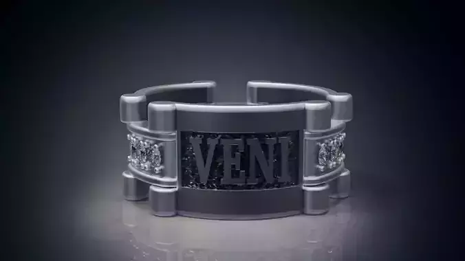 Veni Vidi Vici Ring 3D print model
