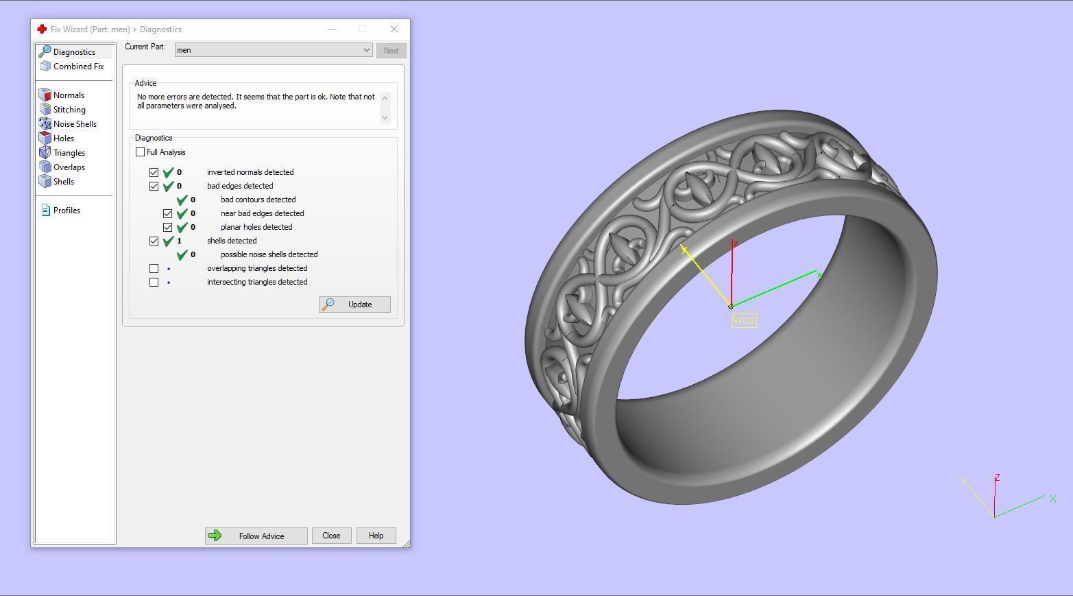 wedding band 3D print model_4