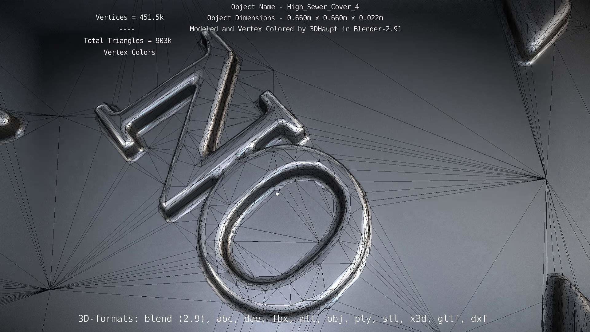 Sewer Cover 4 High-Poly 3D model_52