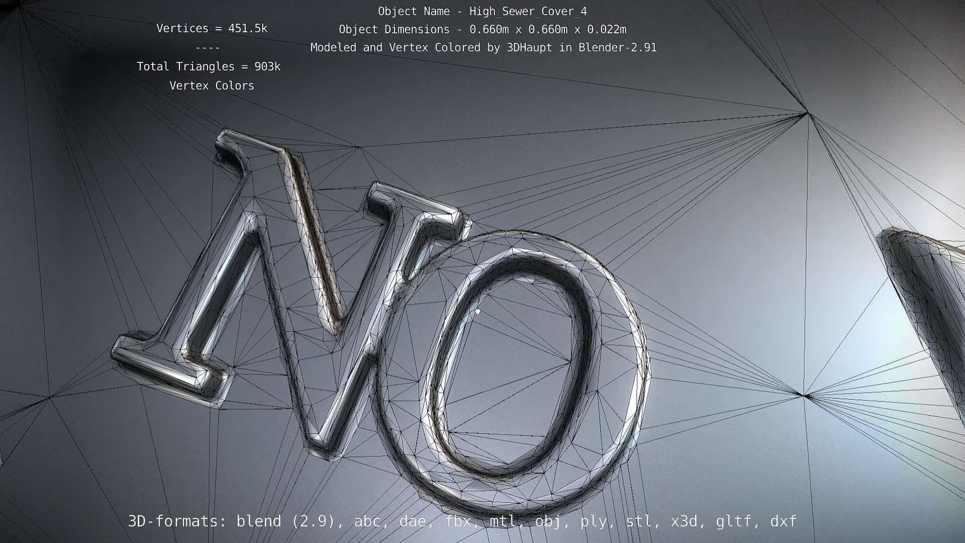 Sewer Cover 4 High-Poly 3D model_53