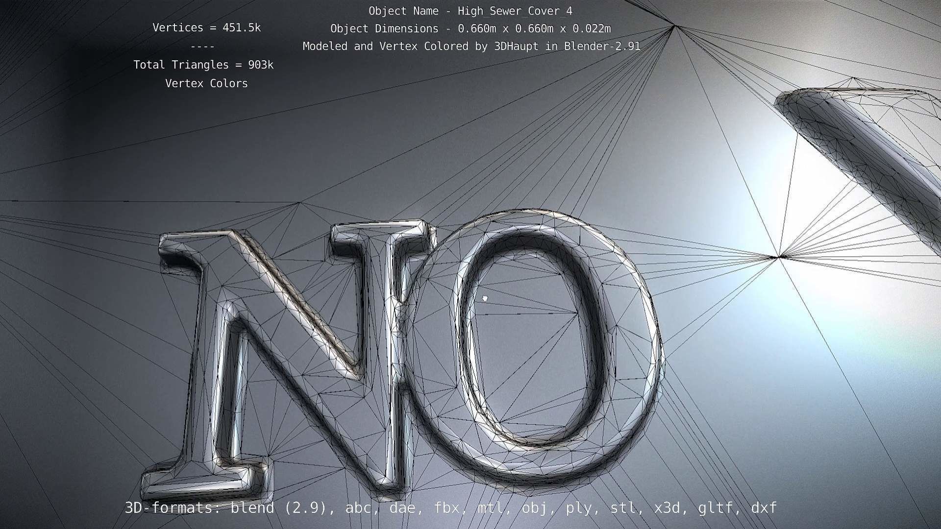 Sewer Cover 4 High-Poly 3D model_54