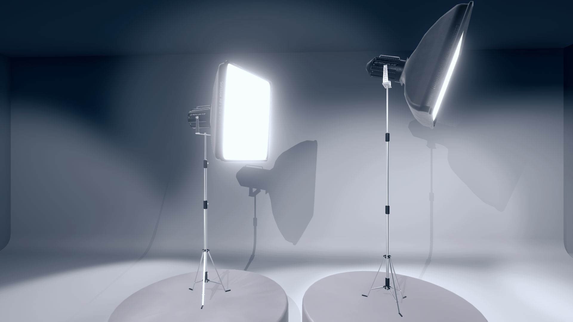 Soft Boxes Low-poly 3D model_7