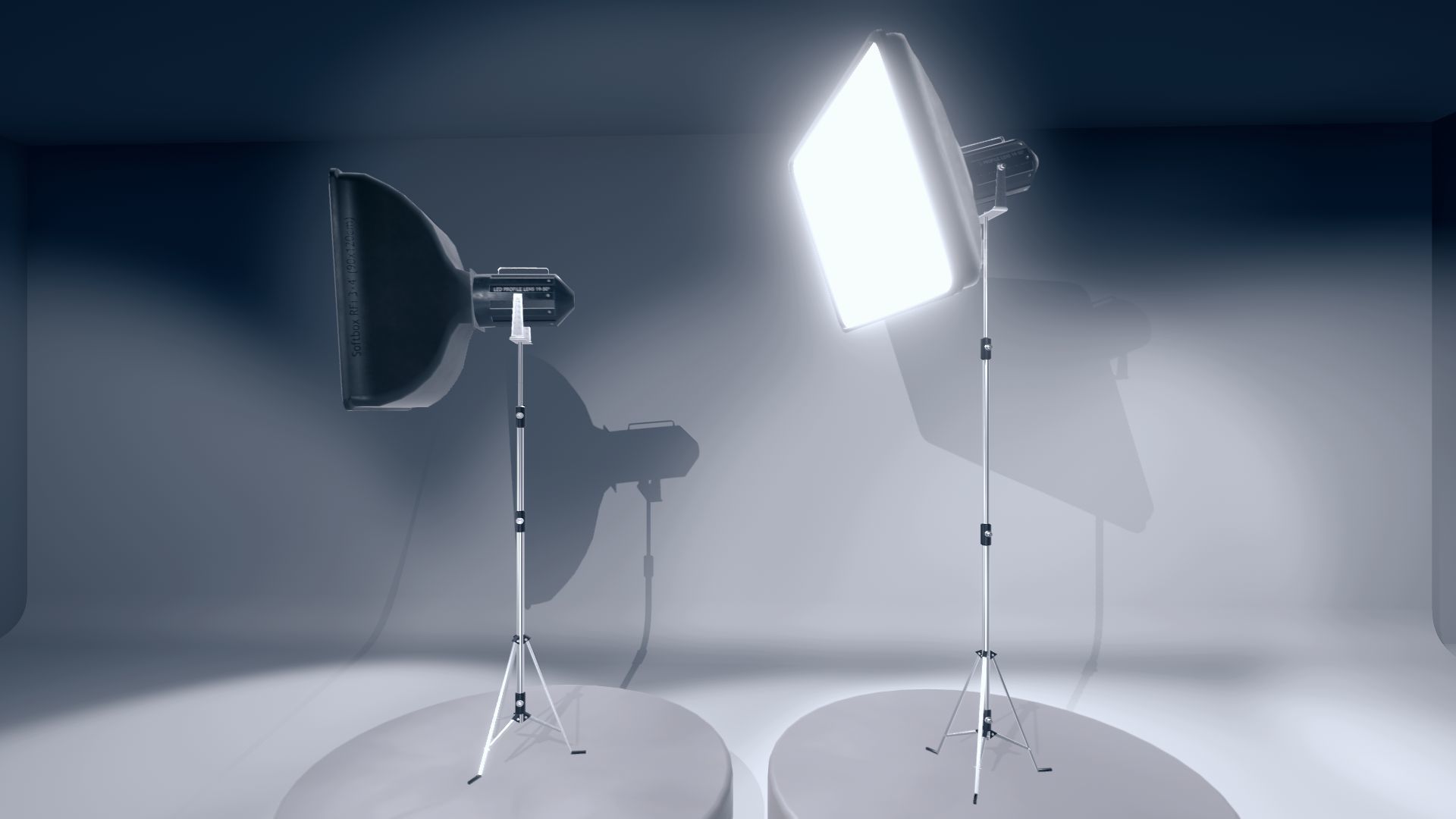 Soft Boxes Low-poly 3D model_3