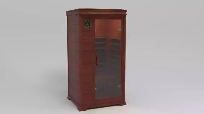 Vital Health Elite Full Spectrum 1 Person Sauna 3D model