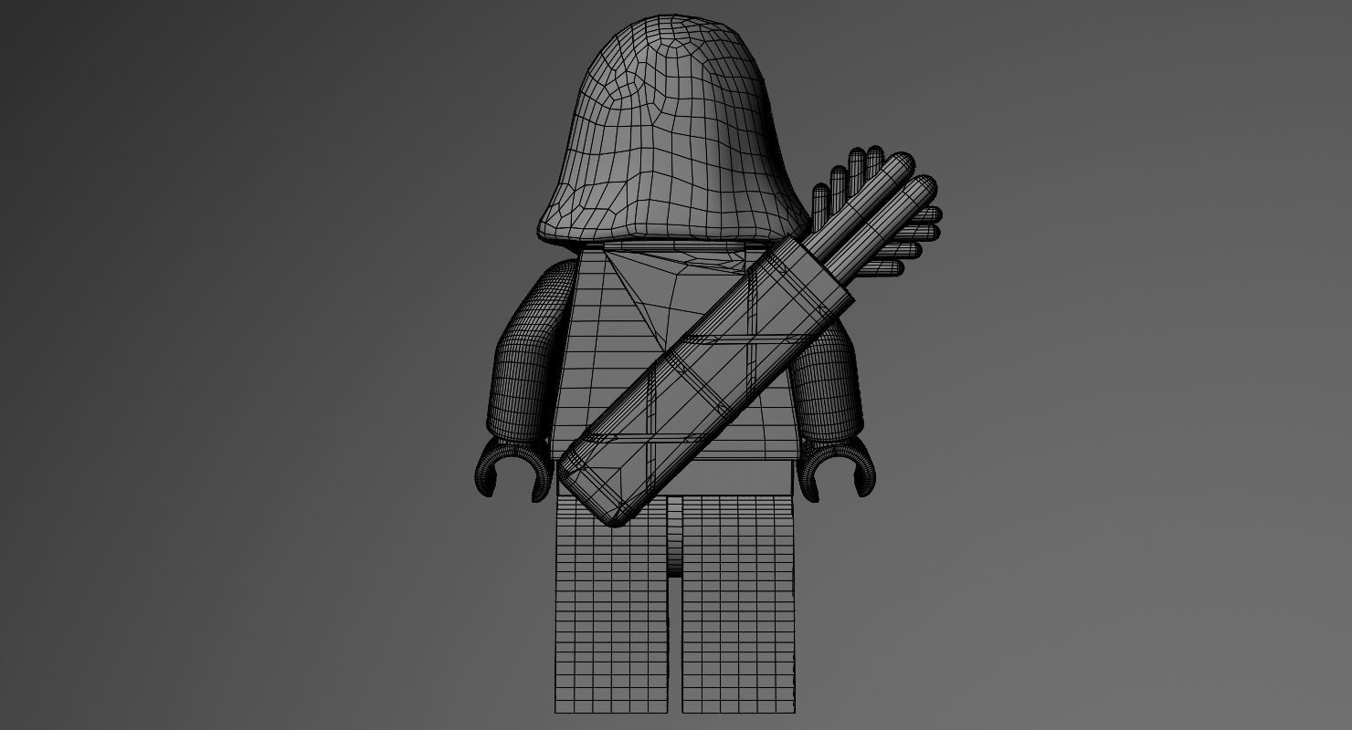 LEGO Green Arrow 3D model_3