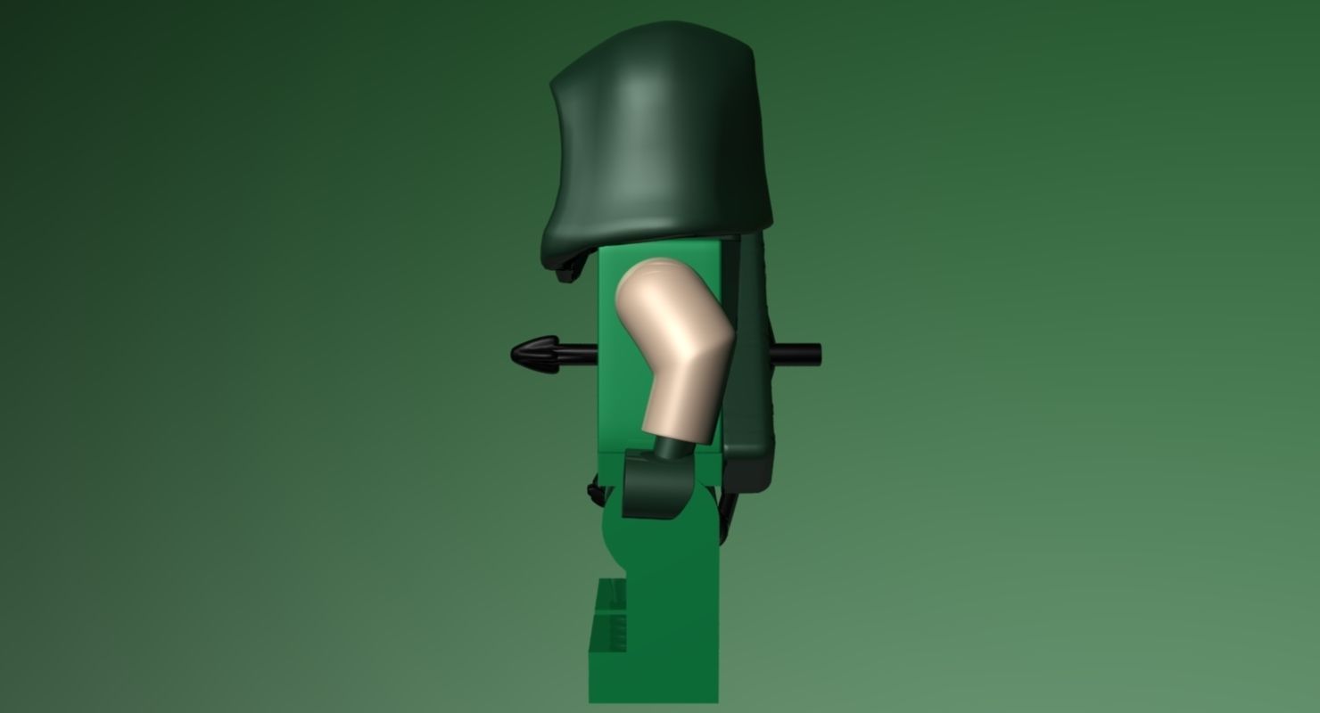 LEGO Green Arrow 3D model_9