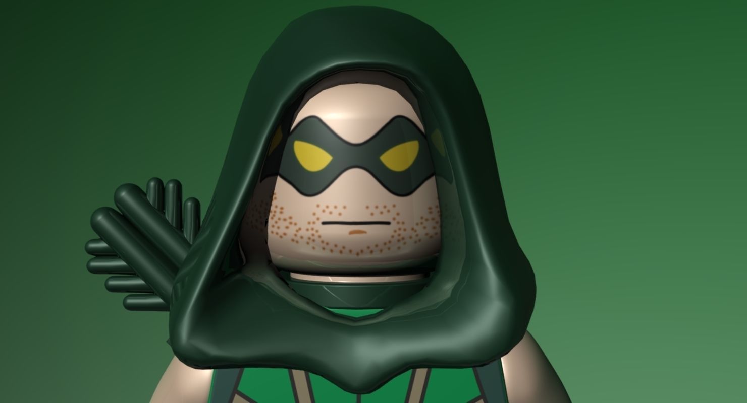 LEGO Green Arrow 3D model_13