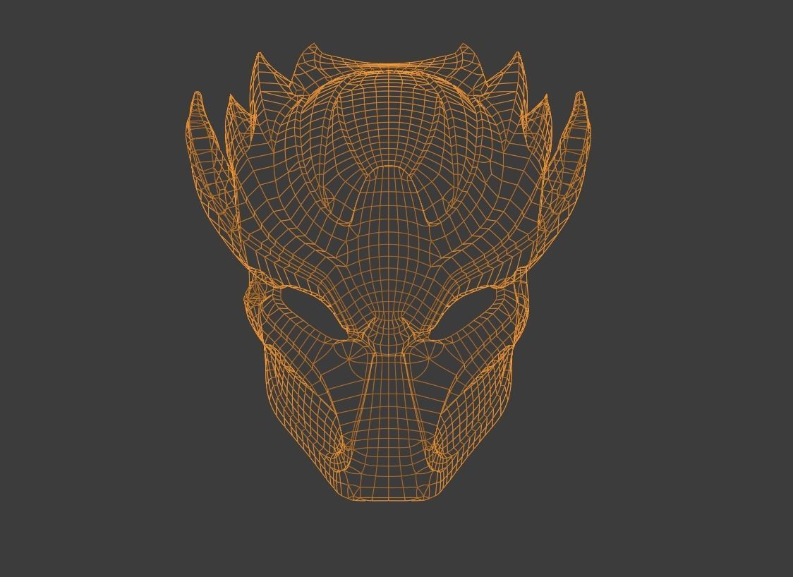 Predator mask - PHOENIX 3D print model_11