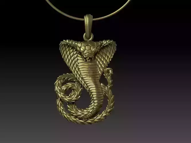 pendant cobra 3D print model