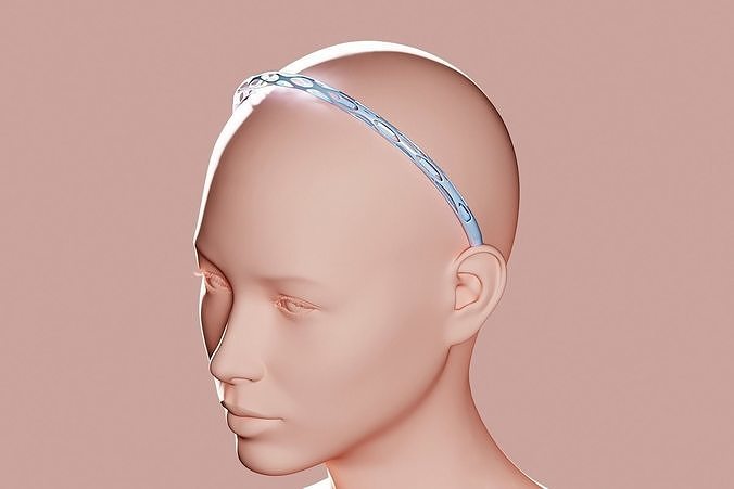 Voronoi Rim to style hair 3D print model