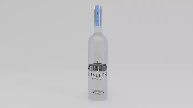 Crown Wine and Spirits Belvedere Vodka Bottle