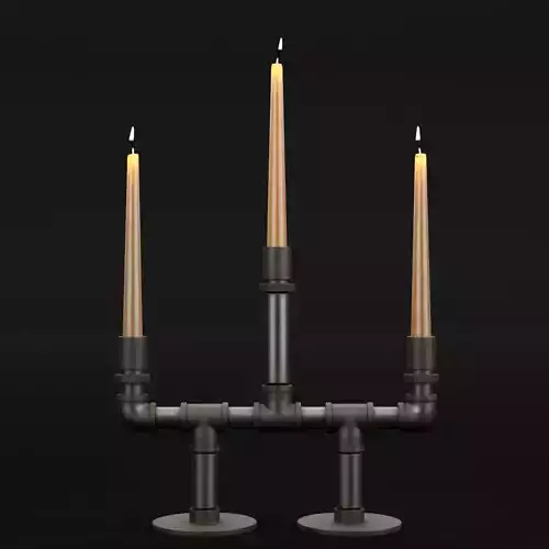 Candlestick set 6 candle holder