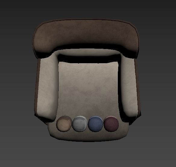 Kooku Elysia Lounge Chair 3D model_6