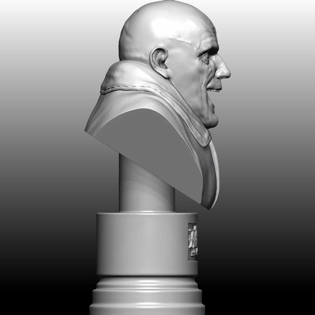 Fester Addams by Christopher Lloyd 3D print model_12