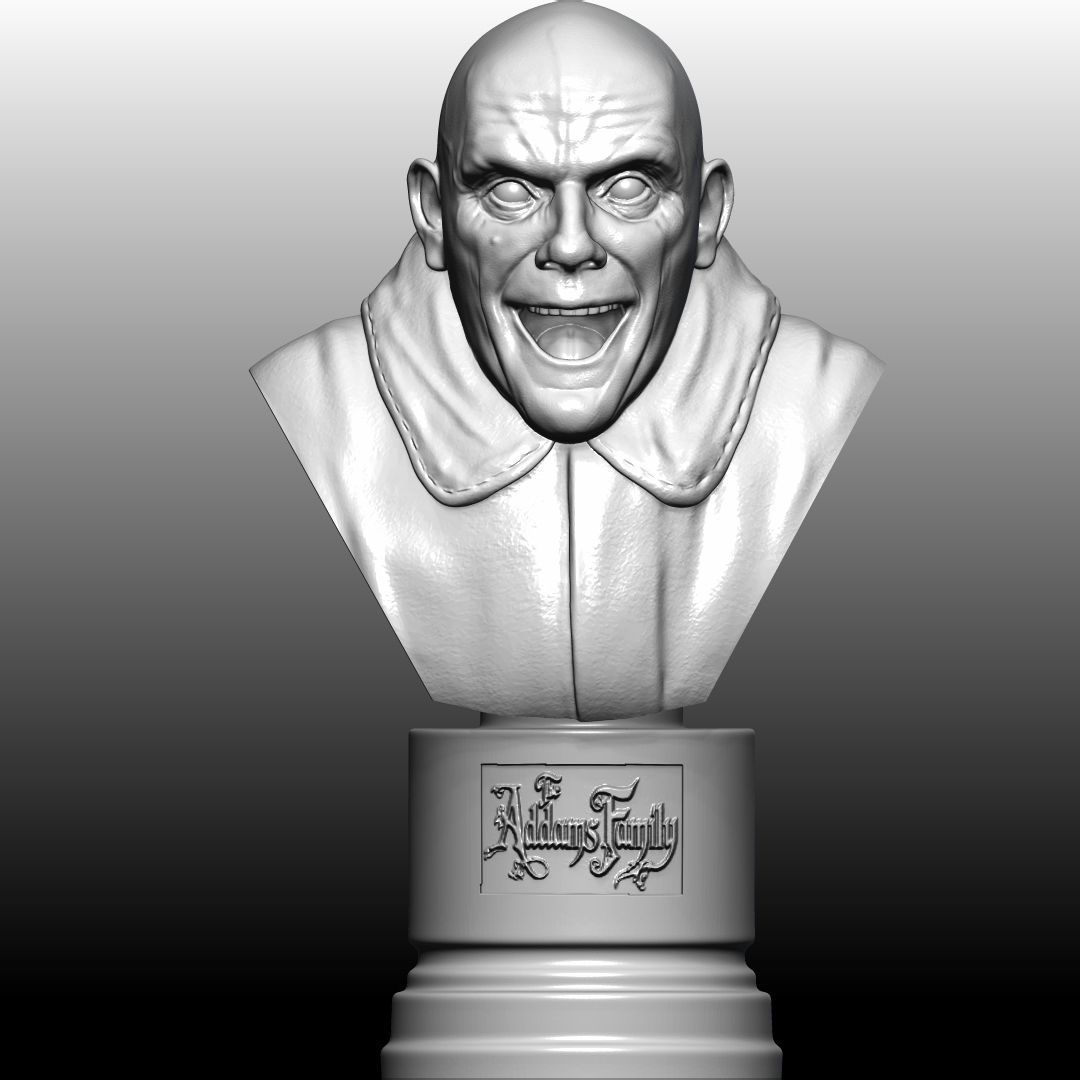 Fester Addams by Christopher Lloyd 3D print model_7