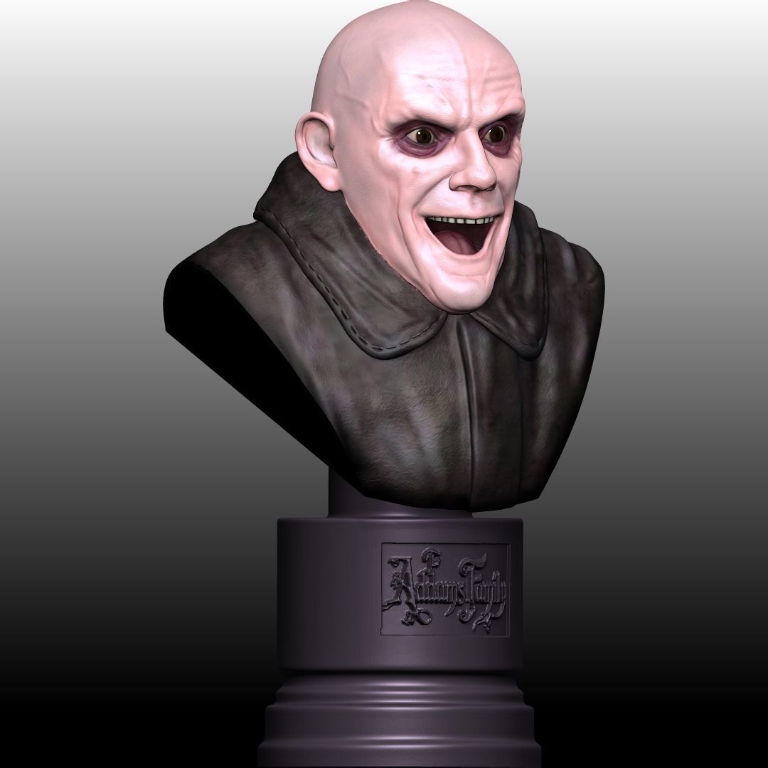 Fester Addams by Christopher Lloyd 3D print model_6