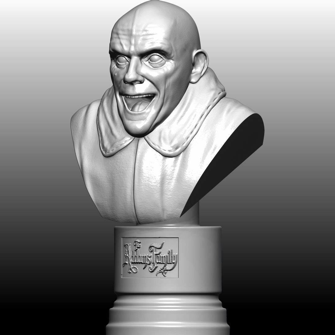 Fester Addams by Christopher Lloyd 3D print model_9